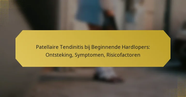 Patellaire Tendinitis bij Beginnende Hardlopers: Ontsteking, Symptomen, Risicofactoren